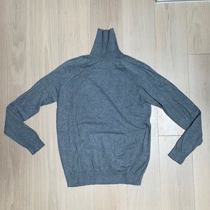Men’s Zara Grey Turtleneck Knit Sweater